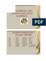 1.1. Numbers and Operations With Numbers