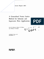 A Generalized Vortex Lattice Method For Subsonic and Supersonic Flow Applications - Nasa Contractor Report PDF