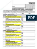 Form # 2 Gap Analysis