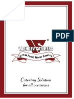 Vashdev Caterers Veg Menu 