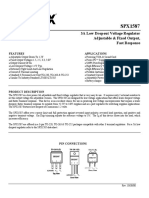 3A Low Dropout Voltage Regulator Adjustable & Fixed Output, Fast Response