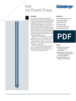 Powerjet Omega Deep Penetrating Shaped Charge: Description Applications