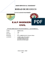 Estudio Hidrografico Del Rio Pendencia Alto Pendencia