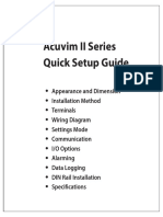 Acuvim II Quick Setup Guide (1040E3103)