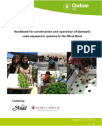 Handbook For Small-Scale Aquaponics in The West Bank