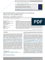 Firm-Level Determinants of Gender Diversity in The Boardrooms - Evidence From Some Emerging Markets