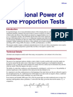 Conditional Power of One Proportion Tests PDF