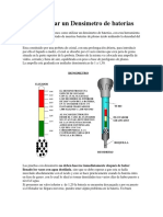 Como Utilizar Un Dencimetro