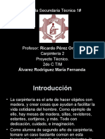 Proyecto de Carpintería 2do Grado