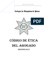 Codigo de Etica Del Abogado PDF