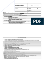 Position and Competency Profile