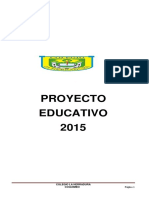 Proyecto Educativo 2015, Colegio La Herradura, Coquimbo.