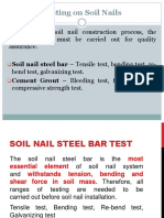 Soil Nailing