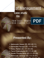 Principle of Management: Case Study On