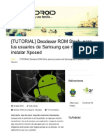 Deodexar ROM Stock, para Lus Usuarios de Samsung Que No Pueden Instalar Xposed - TuAndroid