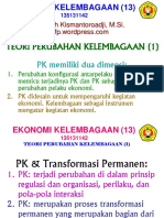 Kuliah 13 Teori-Perubahan-Kelembagaan-1 2 PDF