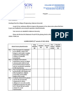 Alumni Survey Questionnaire