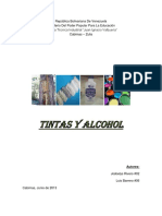 Tintas y Alcoholes