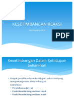 Bab 5 Kesetimbangan Reaksi