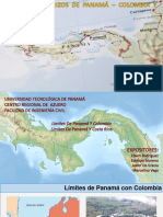 Límites Fronterizos Panamá: Colombia y Costa Rica.