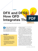 DFX and DFSS How QFD Integrates Them