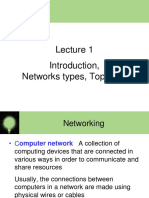 Introduction, Networks Types, Topology