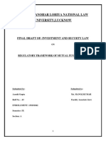 Regulatory Framework of Mutual Funds in India