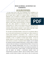 La Legalización de Las Drogas Los Políticos y Los Economistas