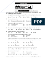 Class Test-1-Aldehydes & Ketones - Preparation