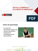 Sesion de Aprendizaje - Coherencia y Pertinencia