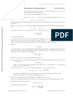 A1a Vectors and Matrices: Example Sheet 1 Michaelmas 2017: Copies Available at HTTP://WWW - Damtp.cam - Ac.uk/user/examples