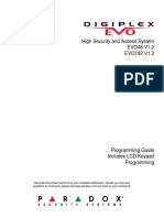 Paradox Digiplex EVO48 EVO192 V1,2 Programing PDF