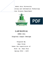 Lab 1 CedarLogicSimulator Notes