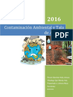 Contaminacion y Tala de Arboles