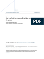 Thesis, Joachim Conrad Hermann Vogeler, The Myth of Narcissus and The Narcissistic Structure, Louisiana State University 1997 PDF