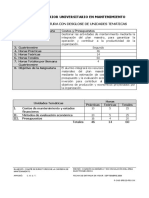 Costos y Presupuestos-Hoja de Asignatura PDF