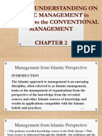 Islamic Mangement Vs Conventional Management