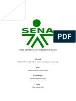 Estudio de Caso 2 Unidad CURSO ADMINSITRACION DE RECURSOS HUMANOS 