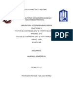 Practica 9 y 10 de Termodinámica de Las Sustancias Puras (Laboratorio)