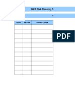 QMS Risk Planning Register