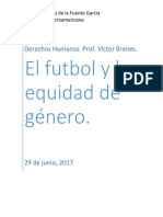 Equidad de Genero y Futbol