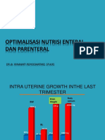 Optimalisasi Nutrisi Enteral Dan Parenteral (New Version)