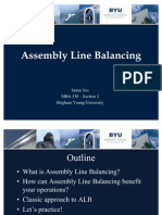 Assembly Line Balancing