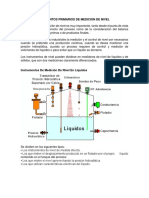 Elementos Primarios de Medicion de Nivel