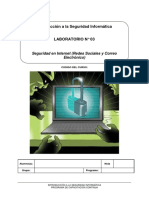 Lab 03 - Seguridad en Redes Sociales y Correo Electrónico