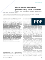 Chronic Kidney Disease May Be Differentially Diagnosed From Preeclampsia by Serum Biomarkers