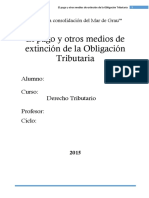 Extincion de Obligacion Tributaria - PERU