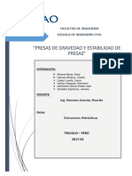 Monografia - Presas de Gravedad y Estabilida de Presas