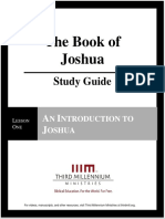 The Book of Joshua - Lesson 1 - StudyGuide