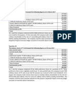 Exercises On Redemption of Shares and Bonus Shares